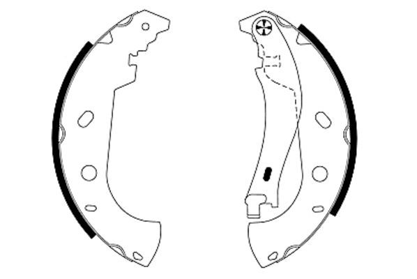 HELLA PAGID Jarrukenkäsarja 8DB 355 001-841